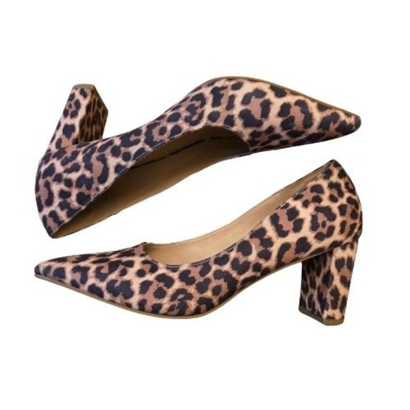 Lane Bryant Women's Leopard Print Pointed Toe Pumps 2.5" Heels Shoes Size 8W - Picture 8 of 16